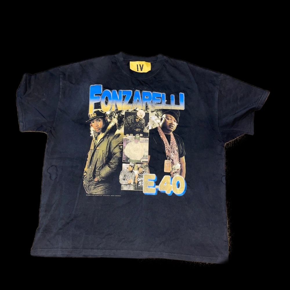 Oversized Vintage E-40 collage shirt